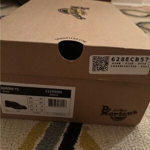 Dr. Martens Black Smooth Leather Footwear